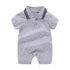 Style Summer Baby Boy girl Rompers 100% Cotton Gentleman Romper Toddler Kids Jumpsuits For Boys