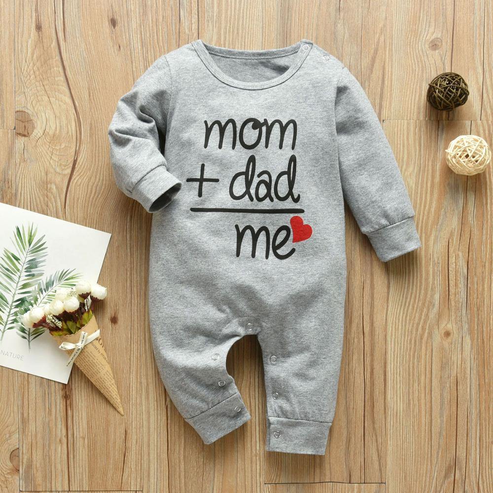 Modern Printed Baby Boys and Girls Romper Cotton Long Sleeve Jumpsuit for Infant Clothing Newborn Baby Kids