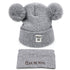 Winter Children Hat Bonnet Enfant Knitted Cute Baby Cap For Girls Boys 0-24 Months For Kids In Modern Bear Design