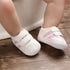 Fashion Soft Sole Hook Loop Pre Walker Sneakers Unisex Baby Boy Girl Leather Sports Non-slip Walker Shoes