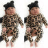 Newborn Baby Girl/ Sleeveless/ Long Sleeve Leopard Romper Jumpsuit Outfit For Babies In elegant Modern Deisgn