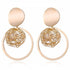 Luxury Modern Trend Fashion Statement Earrings 2020 Style Big Geometric Round Earrings For Women and Girls