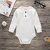 Luxury Mdoern Baby Girl Bodysuits Romper For Children Jumpsuit Unisex Ribbed Outfit Jumpsuit For Kids