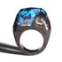 Modern Wooden Epic Resin Ring Elegant Luxury Wedding Epoxy Soul of The Forest Eco Epoxy Handmade