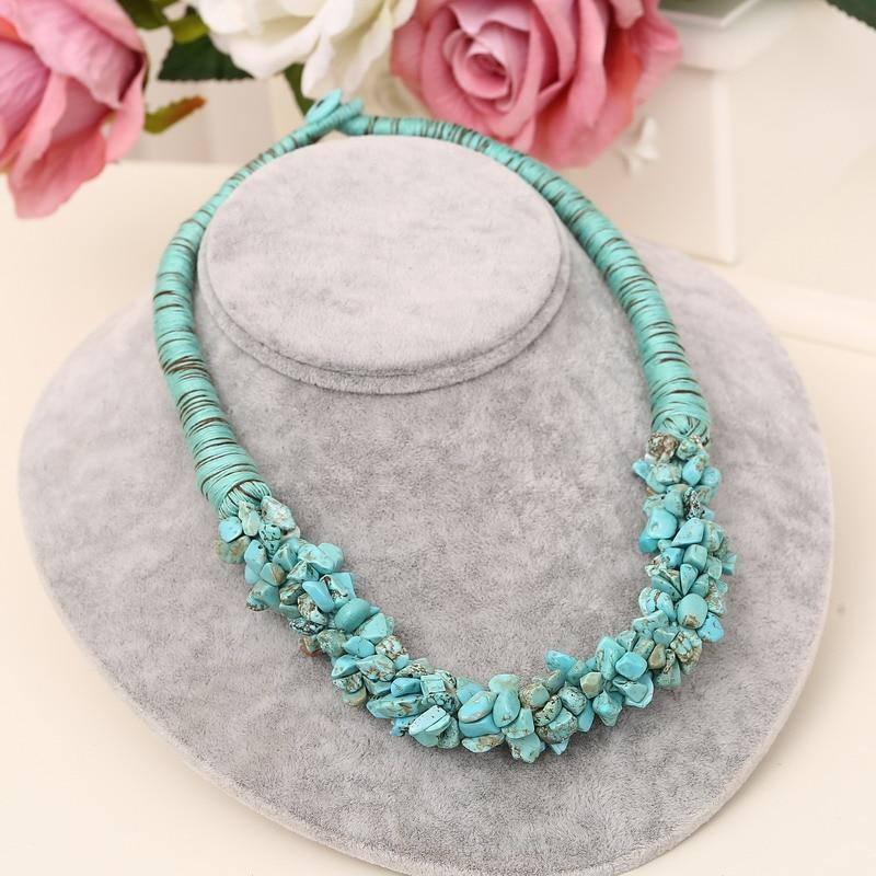 Handmade New Fashion Simulated Pearl Necklace for Women Flower Collars Trendy Necklaces & Pendants Statement Necklace Jewelry