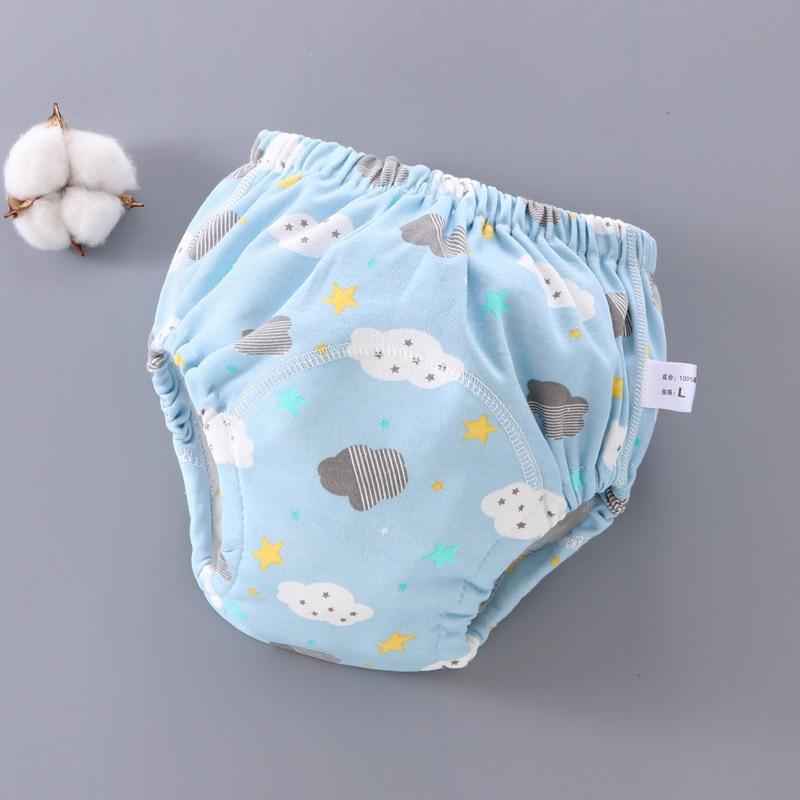 Baby Training Pants Cloth Diapers Washable 6 Layers Gauze Cover Breathable Spring Reusable Newborn Diaper Nappies For Baby and Kids