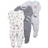 3pcs Set Baby Romper Newborn Sleep suit Flower Baby Rompers Infant Baby Clothes Long Sleeve Newborn Jumpsuits Pajamas for Kids