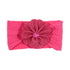 Cute 1PCS Baby Girls Lotus Flower Nylon Headband Knot Elastic Newborn Toddler Headwraps Kids Hair Accessories Gifts