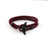 Whale Tail Anchor Bracelets Men And Women Charm Nautical Survival Rope Chain Bracelet Male Wrap Metal Hooks Fashion Gift