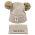 Winter Children Hat Bonnet Enfant Knitted Cute Baby Cap For Girls Boys 0-24 Months For Kids In Modern Bear Design