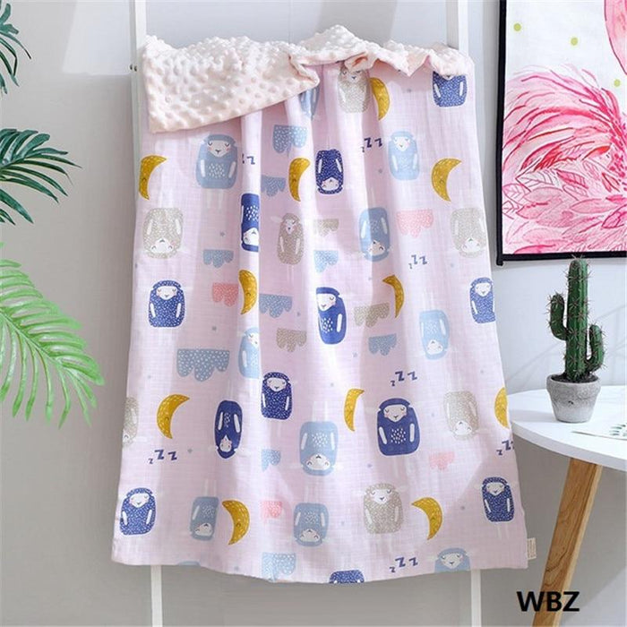 Modern Luxury Kids Blanket Baby Receiving Blanket Sleeping Bed Blanket Soft Newborn Swaddle For Kids