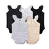 5PCS/SET Baby Bodysuit Newborn Clothes Short Sleeve Cotton Unisex Body Clothing Pajams for Kids