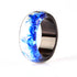 Apstract Minimal Luxury Elegant Epic Wave Inside Wood Resin Ring For Women and Men