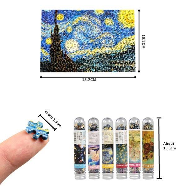 234 PCS Multi-type Landscape Puzzle Game Test Tube Packaging Educational Toys Or Adults Puzzle Toys Kids