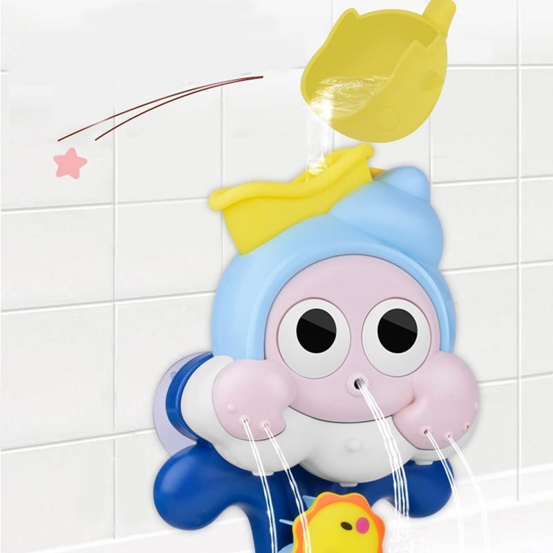 Baby Toys Water Spray Snail Whale Bath Toy for Toddlers Newborns Games Squirting Sprinkler Bathroom Toys For Kids