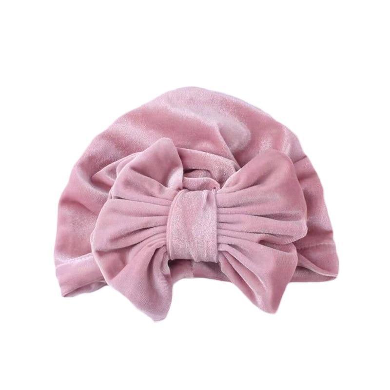 Infant Baby Headbands Solid Cotton Knot Turban Headband For Girls  Beanie Hat Headwear For Girls