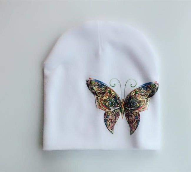 Fashion Baby Cap With Butterfly Toddlers Infant Bonnet Baby Hat For Boys and Girls Travel Hat Cap