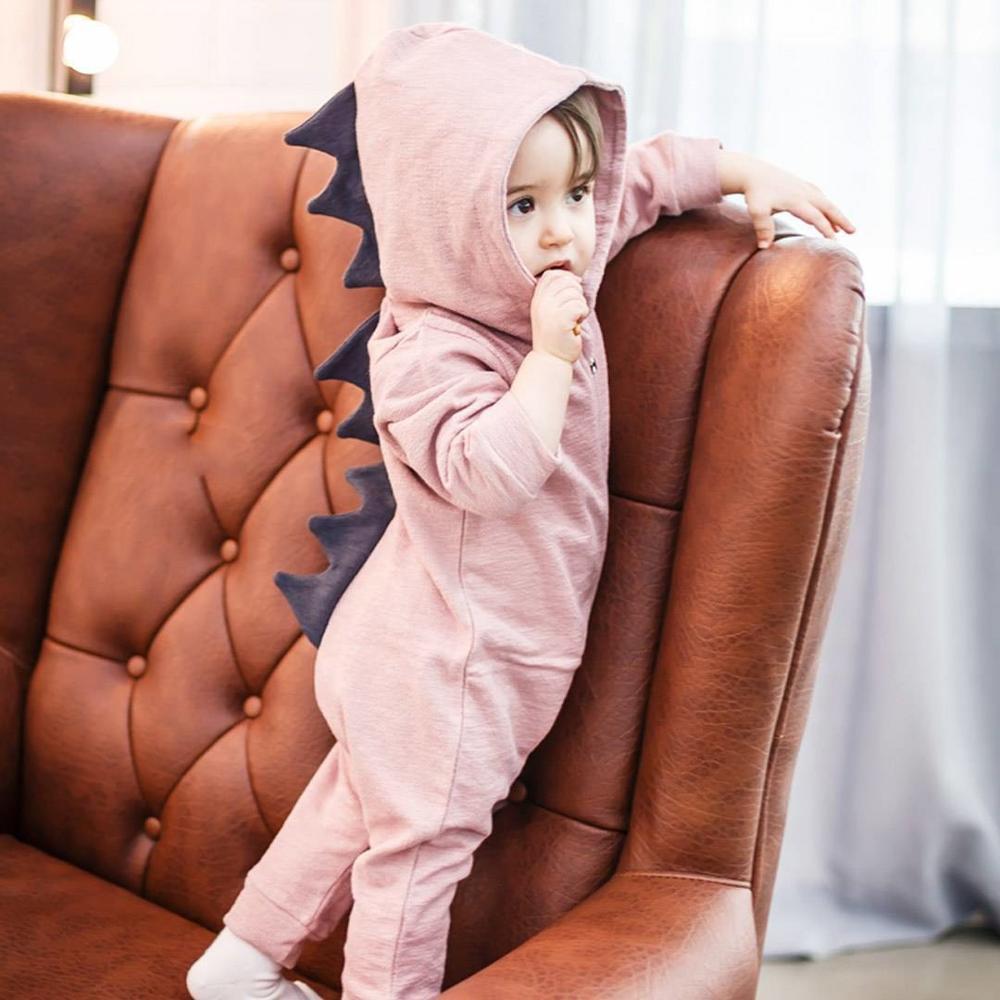 Baby  Dinosaur and Rabit Jumpsuit With Zipper Newborn Baby Clothes Crawling Clothes Baby Girls and Boys Kids Costume Jumpsuit