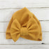 Elegant Winter Autumn Baby Girls Hat Big Bow Cotton Wool Knitted Thick Warm Baby Hat For Girls