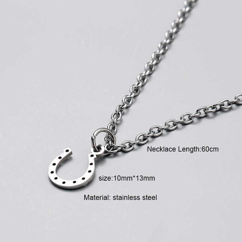 Elegant Modern Men Stainless Steel Necklace For Women and Men Simple Long Chain Rectangular pendant Necklace Statement Couples Choker Gifts