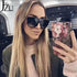 Luxury Popular and Famous Elegant Oversized Big Frame Oval Sqaure Woman Vintage Retro Woman  Sunglasses  With UV400 Protection