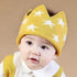 Modern Luxury New Trend  Baby Hat Girls and Boys Crown Knitted Cap Toddler Empty Top Hats Newborn Design Woolen Yarn Bonnet For Kids