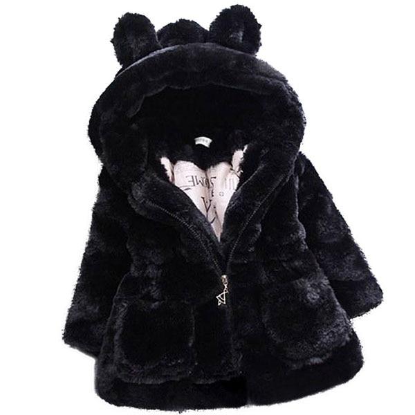 Winter Baby Girls Clothes Coat Fleece Show Jacket Warm Snowsuit 1-7Y Baby Hooded Jacket Children's Outerwear In Modern Elegant Design