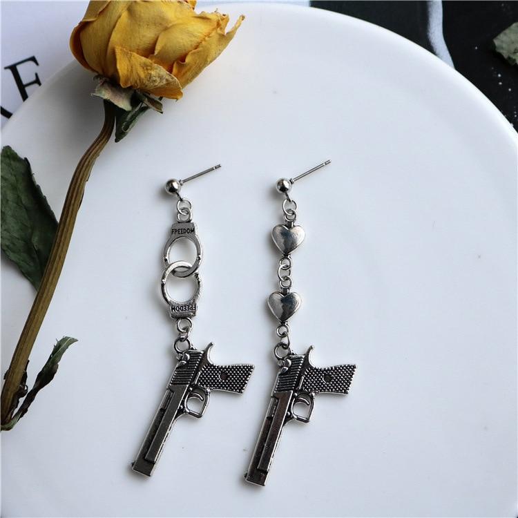 Luxury Punk Sliver Drop Earrings With Creativity Jewelry Accessories For Women In Simple Fashion Design