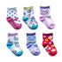 6 Pairs Cotton Children's Anti-slip Low Cut Floor Socks With Rubber Grips For Boys And Girls