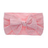 Big Bow Soft Nylon Headbands Flower Print Nylon Turban Hairband Oversize Bunny Bow For Baby Kids