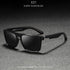 New Popular Mirror Polarized Sunglasses In Trend For Men An Woman With  Ultralight Glasses Frame Square Sport Sunglasses With  UV400 Protection