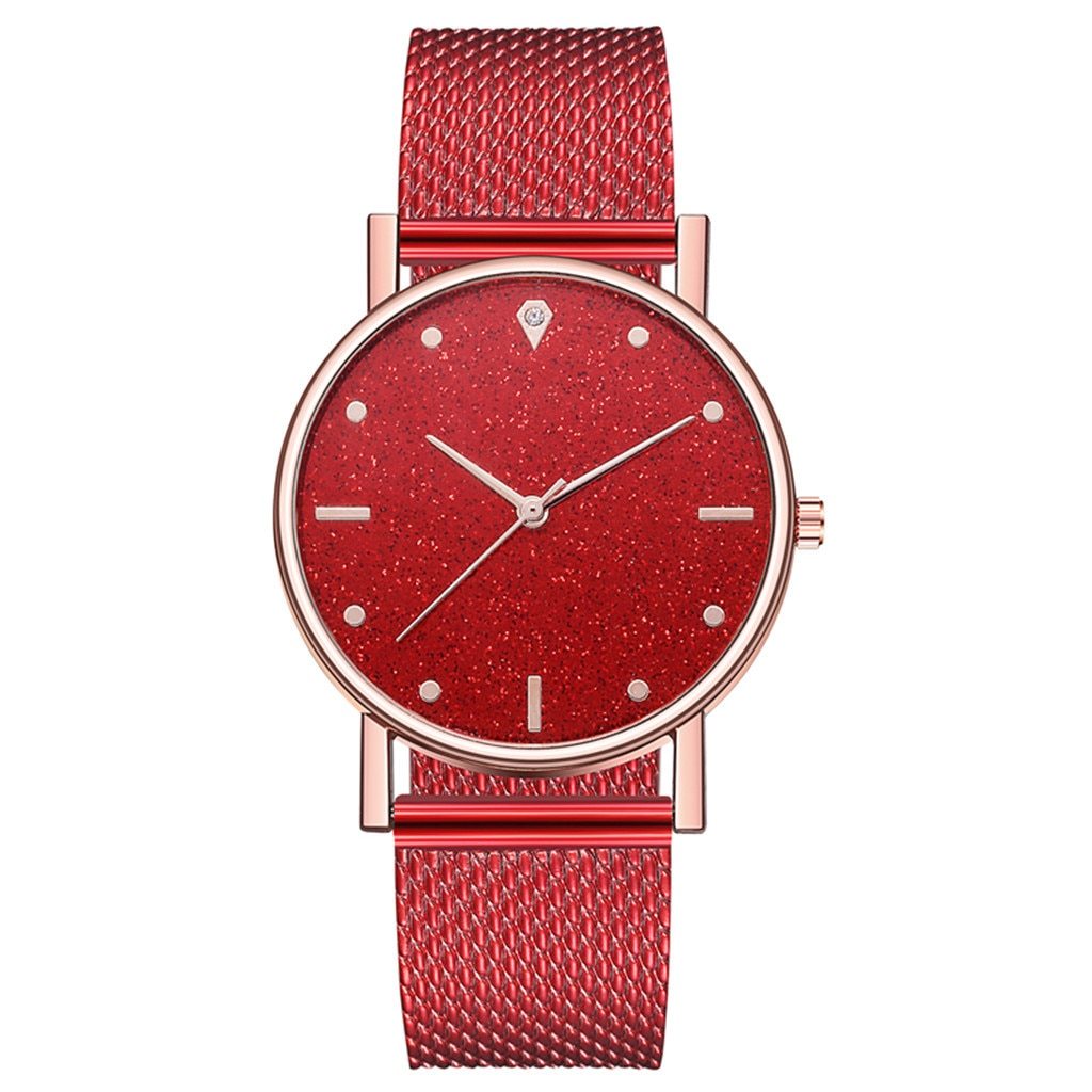 Cusual Ladies Watch Romantic Starry Sky Dial Women's Quartz Fashion Wristwatch  For Women and Girls