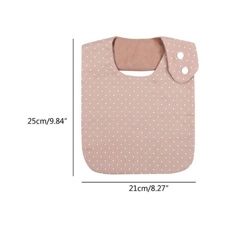 Floral Vintage Newborn Double Side Bibs Boys Girls Waterproof Linen Cotton Saliva Towel