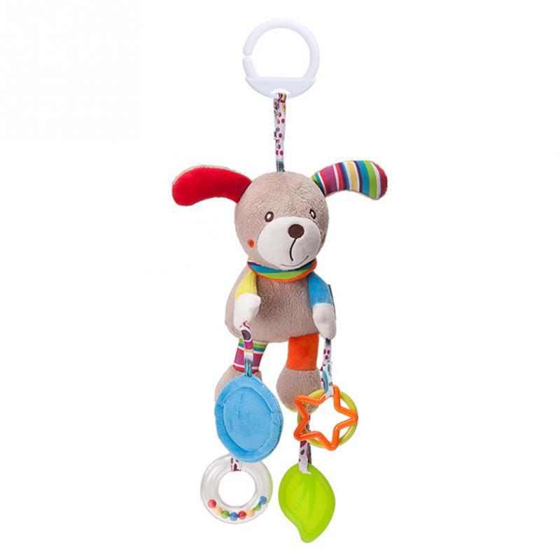 Baby Toys Bed Stroller Baby Mobile Hanging Rattles Newborn Plush Infant Toys for Baby Boys and Girls