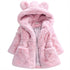 Winter Baby Girls Clothes Fur Coat Fleece Warm Hooded Jacket Children's Outerwear Coat For Girls