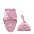 Newborn Wrapping Swaddle Baby Envelop Wrap Blanket Baby Hat Sleeping Bag Set Sleep Bag