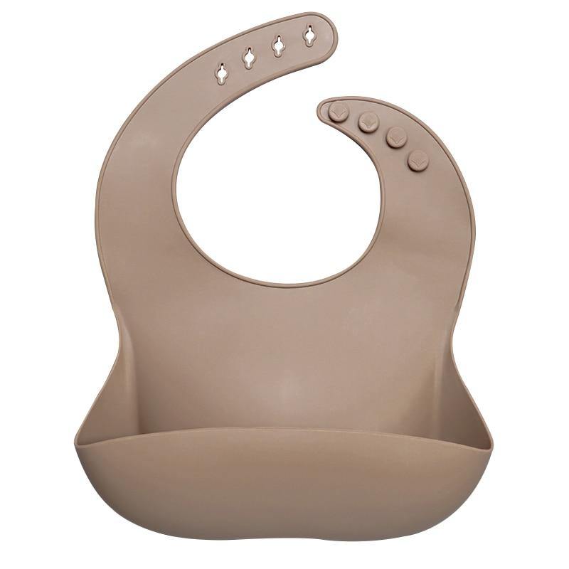 Newborns Solid Silicone Baby Feeding Bibs Burp Cloths Fashionable Breastplate Baby Stuff For Kids