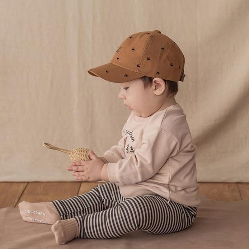 Trend New Style Cute Cotton Baby Hat Cap Kids Boy Adjustable Baseball Hats Children Snapback Hip-Hop Sun Hat