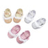 Newborn Infant Baby Girls Shoes Toddler Kids Princess Crown Glitter Design Shoes Soft Sole Anti-slip