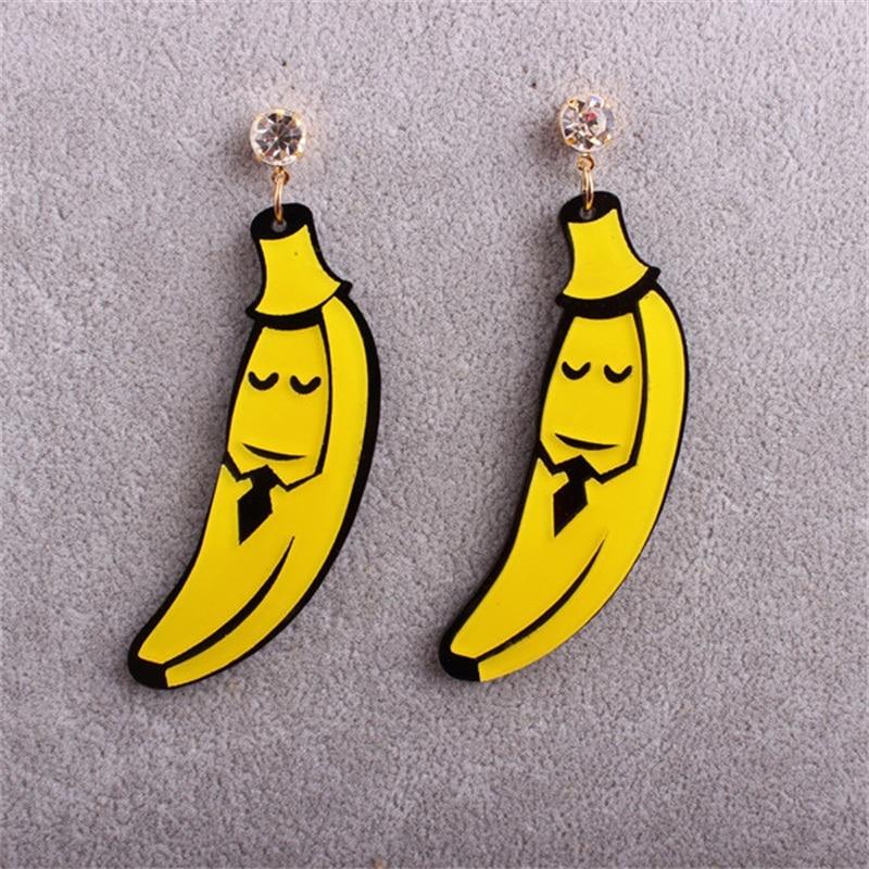 Unique Resin Stereo Lemon Orange Earrings With Long Pendant Fashion Summer Fruit Jewelry Designs For Girls And Teenagers