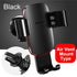 360 Degree Rotation Car Phone Holder For Car Air Vent / CD Slot Mount Phone Holder Stand Metal Gravity Mobile Phone Holder