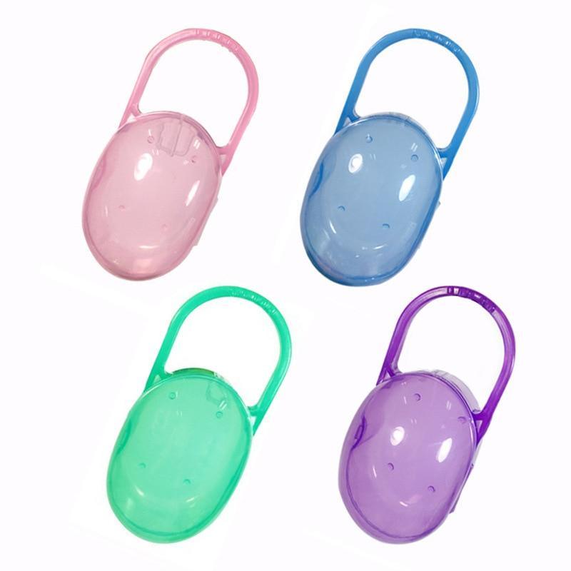 Color Pacifier Baby Solid Box Soother Container Holder Box Travel Storage Case Safe Holder Pacifier For Kids