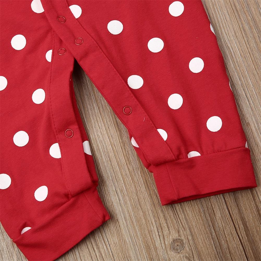 My First Christmas Baby Boy Girl Rompers Newborn Infant Baby Cartoon Deer Red Jumpsuit 0-18M For Girls and Boys For Christmas