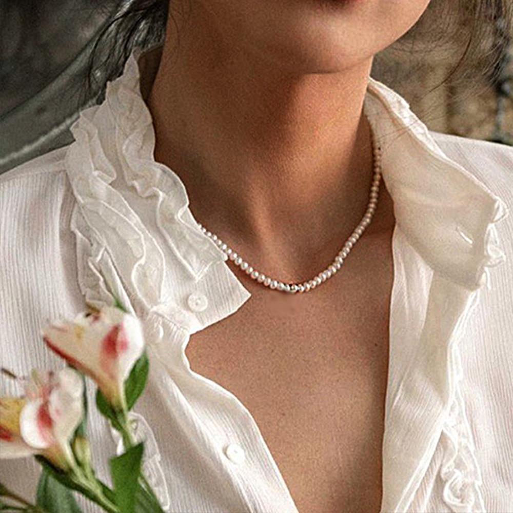 Elegant Modern Flower Pearl Choker Luxury Necklaces For Women New Gold Coin Bow Knot Pendant Necklace Long Chain Jewelry Party Gifts