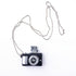 Interesting Flash Camera Necklaces Music Pendant Luminous Necklace Retro Small Camera Necklace With Flash For  Men and Women