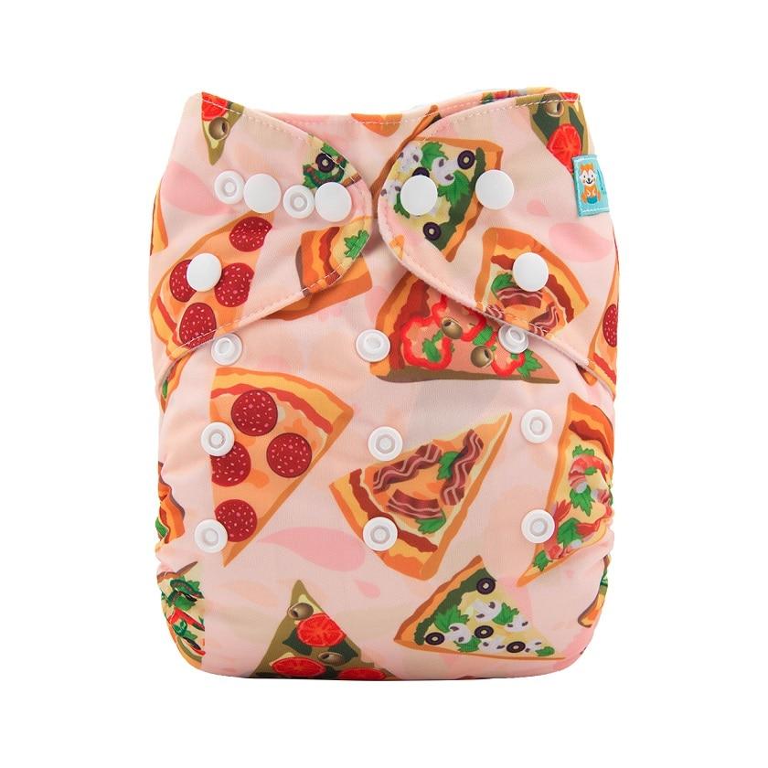 Baby One Size Fits All Reusable Baby Cloth Diaper with  Microfiber Insert Diaper For Baby Boys and Baby Girls In Modern New Printed Design