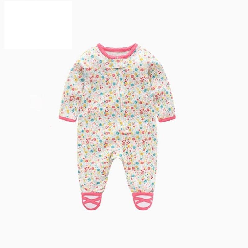 Modern Cartoon Unicorn Baby Girl Jumpsuit Footies  Romper For Newborn Boy and Girls In Trend Design