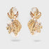 New Modern Irregularity Resin Flower Drop Earrings Stylish Wedding Jewelry For Women Handmade Elegant Earring