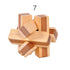 12 Style Brain Teaser 3D Wooden Interlocking Puzzles Game Toy Bamboo Small Size For Adults Kids