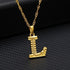 Modern NEW Luxury Shiny Tiny Gold Initial Letter Necklace For Women and Man In Jewelry Hip Hop Retro Design